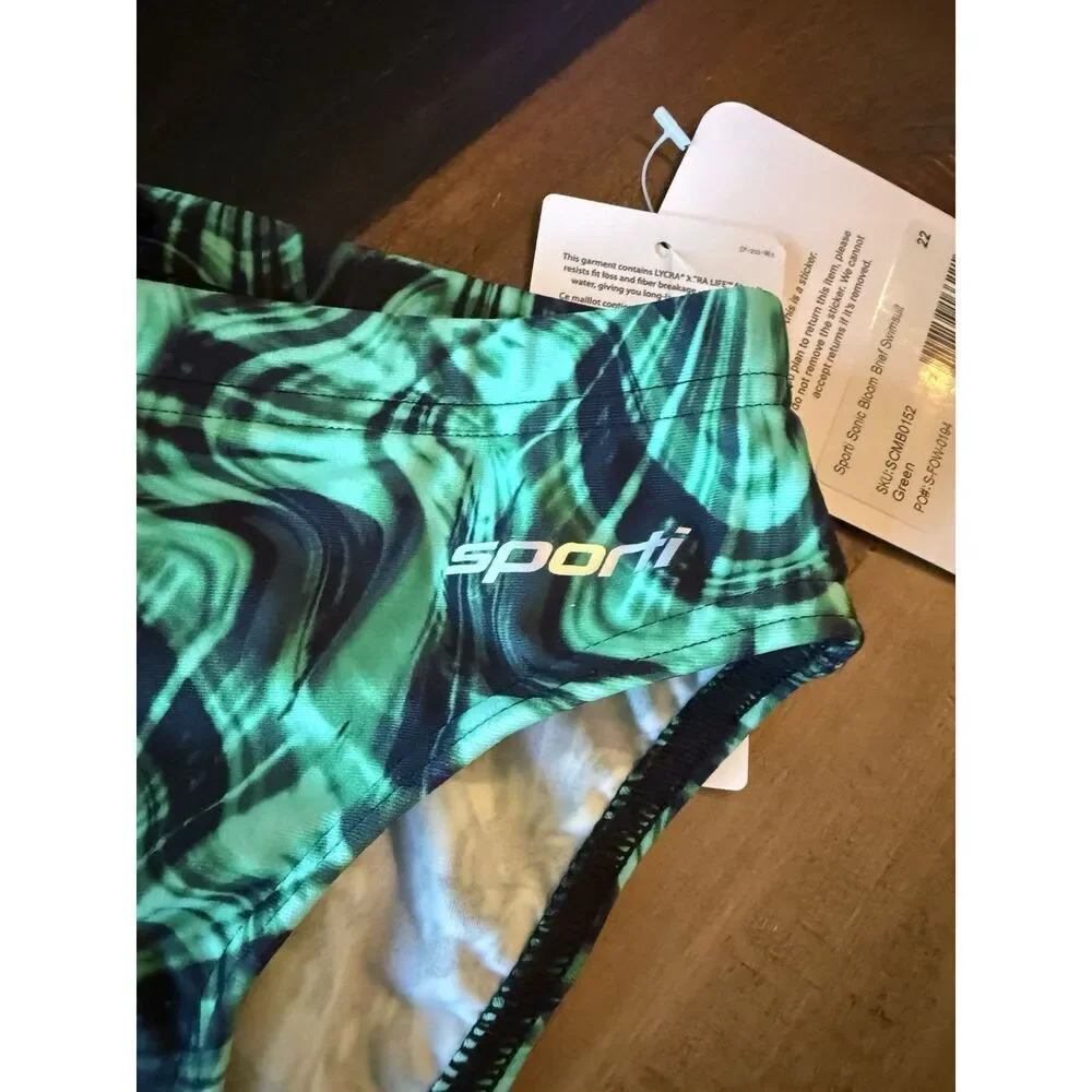 Sporti Sonic Boom Brief Swim Bottom NWT